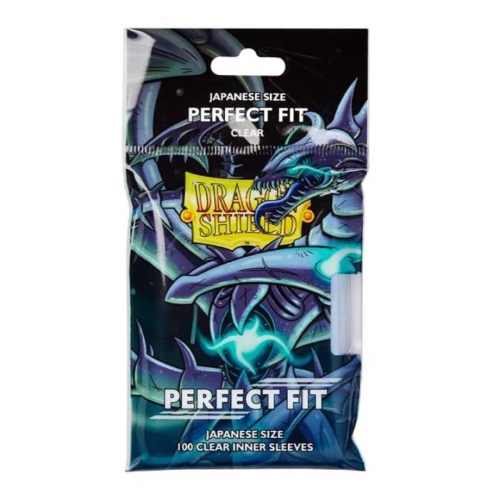 DRAGON SHIELD Perfect Fit Small Sleeves - Clear 'Qyonshi' (100 Sleeves)