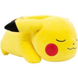 JAZWARES Peluche: Pokemon - Sleeping Pikachu 45cm