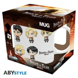 ABYSTYLE ATTACK ON TITAN - Tazza 320 ml : " All Chibis "