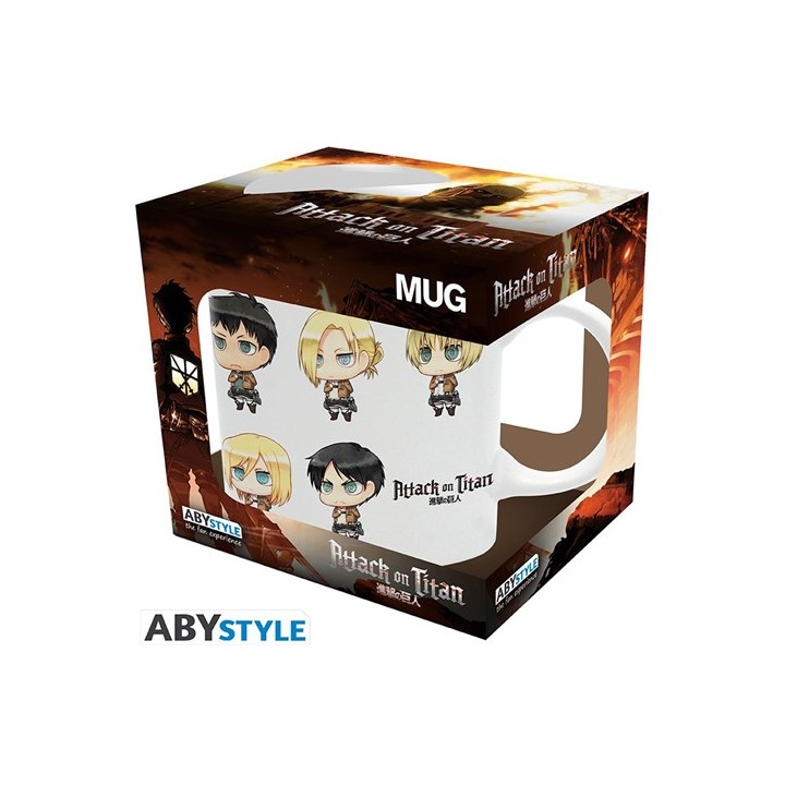 ABYSTYLE ATTACK ON TITAN - Tazza 320 ml : " All Chibis "