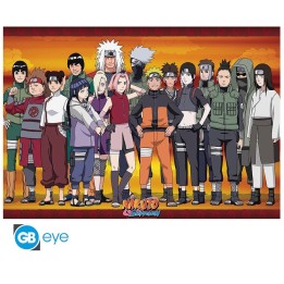 ABYSTYLE NARUTO SHIPPUDEN - Poster Maxi 91.5x61 : " Konoha Ninjas"