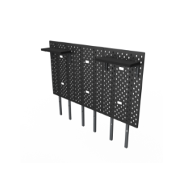 DEZCTOP DESK PANNELLI KIT 3 PEZZI PER SCRIVANIA 120 NERO E NOCE AC-BF.