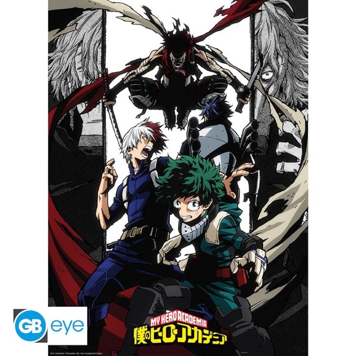ABYSTYLE MY HERO ACADEMIA - Poster 52x38 : " Stain vs students"