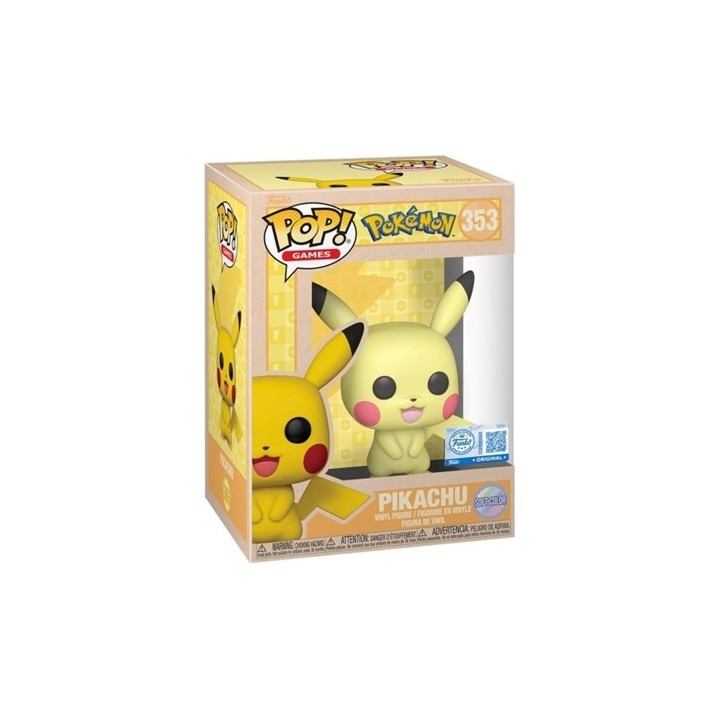 FUNKO POP Pokemon - 353 Pikachu (Soft Color) (Exclusive) 9 cm