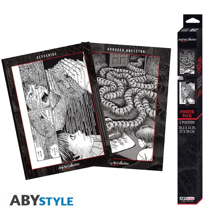 ABYSTYLE JUNJI ITO - Set 2 Poster: Artworks (52x38)