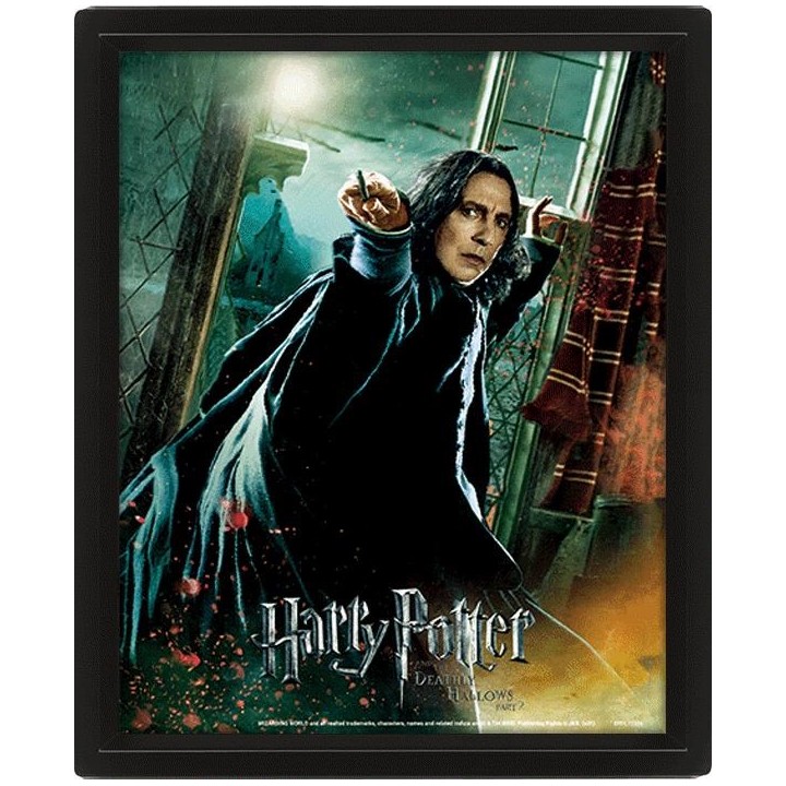 PYRAMID HARRY POTTER (DEATHLY HALLOWS SNAPE) - POSTER 3D LENTICULAR INCORNICIATO