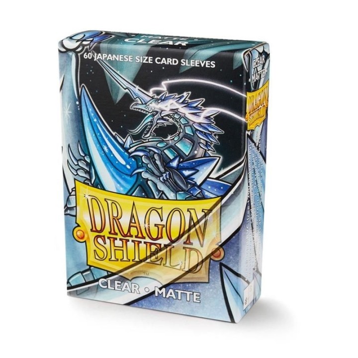 DRAGON SHIELD Small Sleeves - Japanese Matte Clear (60 Sleeves)