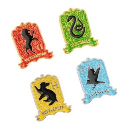 ERIK. SET DI 4 SPILLETTE HARRY POTTER - CASATE DI HOGWARTS