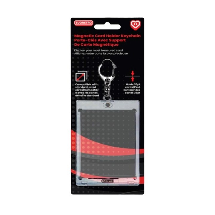 EVORETRO - Magnetic Card Holder Keychain