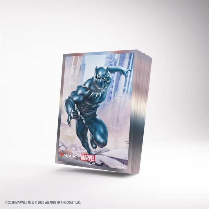 GAMEGENIC Magic: The Gathering - Marvel Super Heroes - Premium Art Sleeves - Black Panther