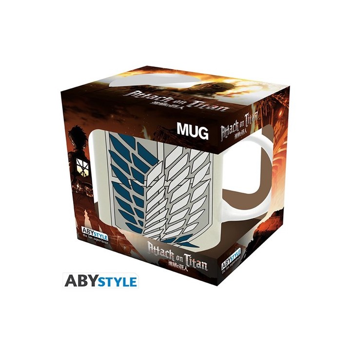 ABYSTYLE ATTACK ON TITAN - Tazza 320 ml : " Badge "