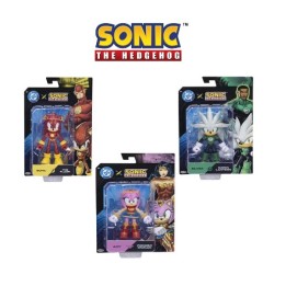 JAKKS PACIFIC DC X Sonic Assortimento di personaggi articolati 13 cm - W1 6 pz