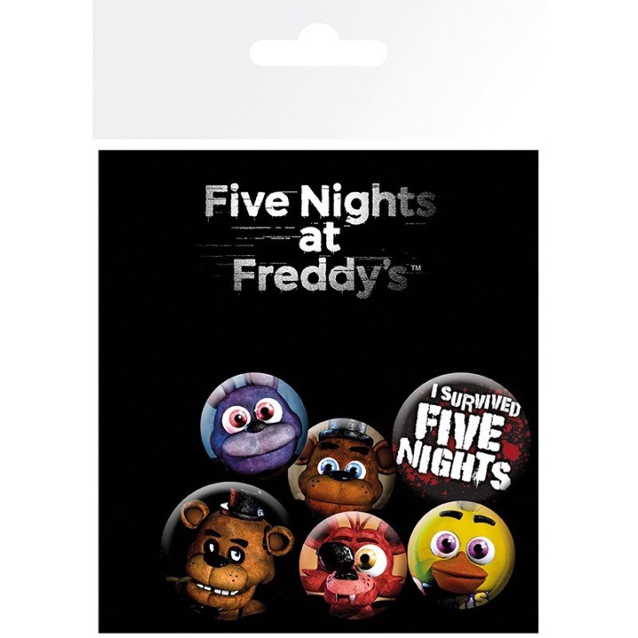 ABYSTYLE FIVE NIGHT AT FREDDYS – Set 6 spille: Personaggi