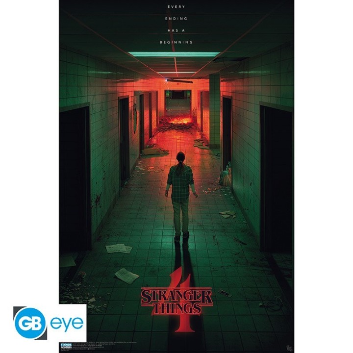 ABYSTYLE STRANGER THINGS 4 - Poster grande: "Laboratori di Hawkins" (91.5x61)