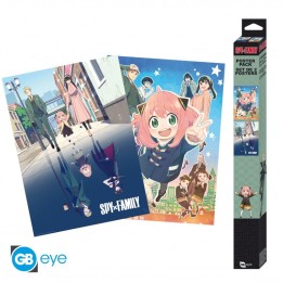 ABYSTYLE SPY X FAMILY - Set 2 Posters 52x38: "A double family"