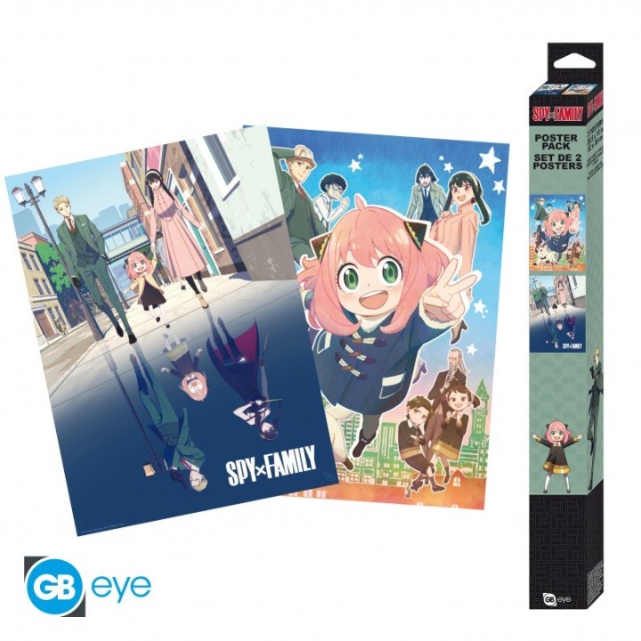 ABYSTYLE SPY X FAMILY - Set 2 Posters 52x38: "A double family"