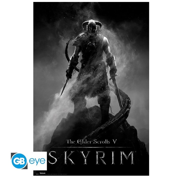 ABYSTYLE SKYRIM - Poster Maxi 91.5x61 :" Dragonborn"
