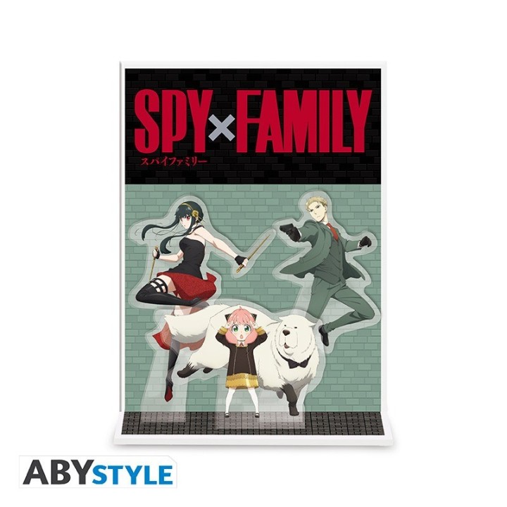 ABYSTYLE SPY X FAMILY - Acryl Figure 2D Diorama:"Ready for action!"