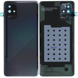 COVER POSTERIORE PER SAMSUNG GALAXY A71 A715F NERO