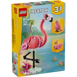 LEGO 31170 CREATOR - Animali selvatici: fenicottero rosa