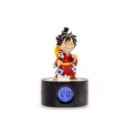 ONE PIECE OROLOGIO SVEGLIA DIGITALE CON LAMPADA RUFFY 18 CM