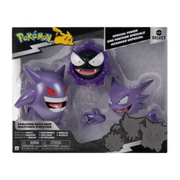 JAZWARES Select Evolution: Pokemon - Multipack (Gastly, Haunter, Geng.