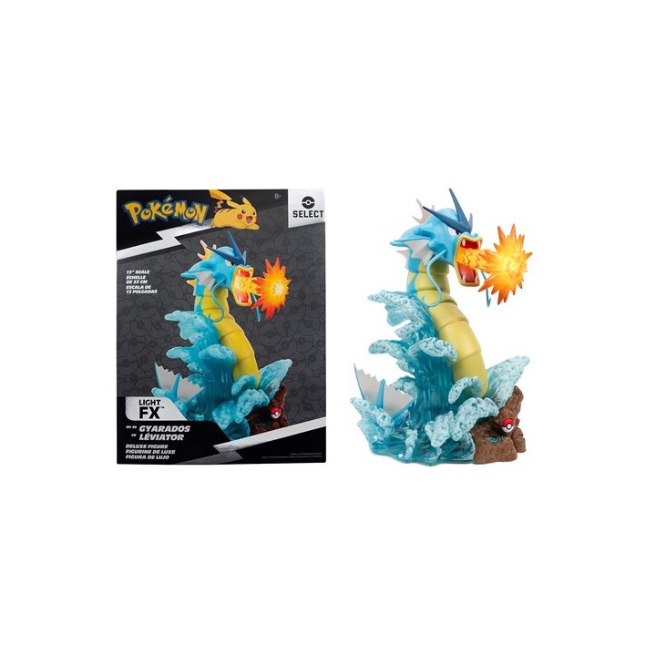 JAZWARES Select Deluxe: Pokemon - Gyarados (Light FX) 33cm