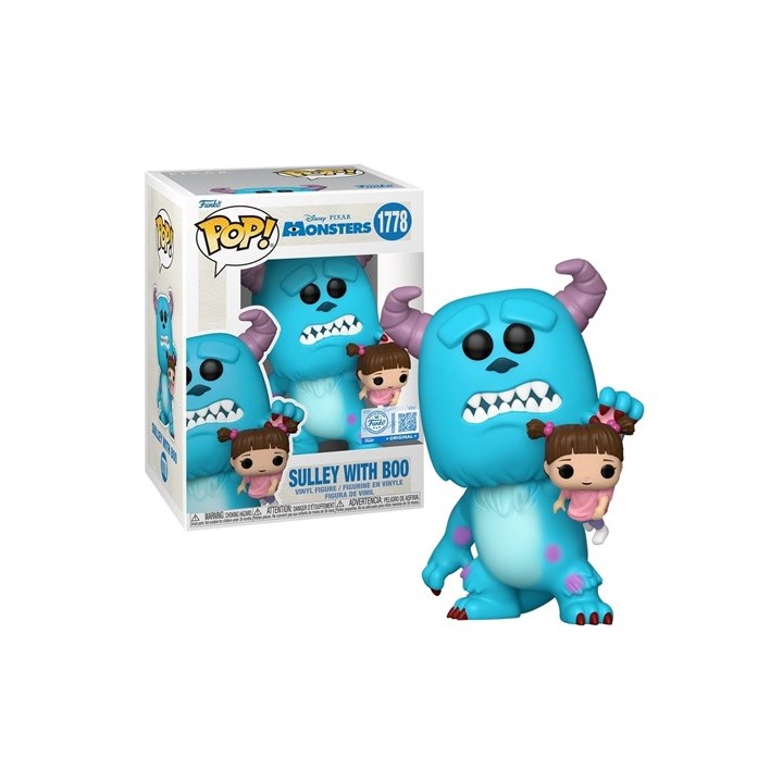 FUNKO POP Disney: Monsters INC - 1778 Sulley With Boo (Exclusive) 9cm