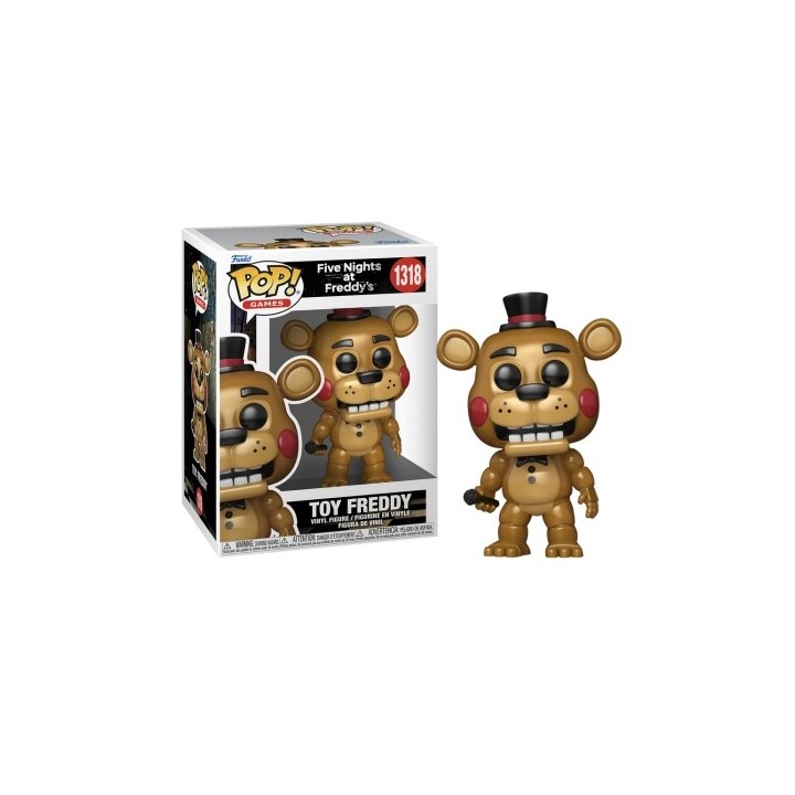 FUNKO POP Games: Five Nights At Freddy's - 1318 Toy Freddy 9cm