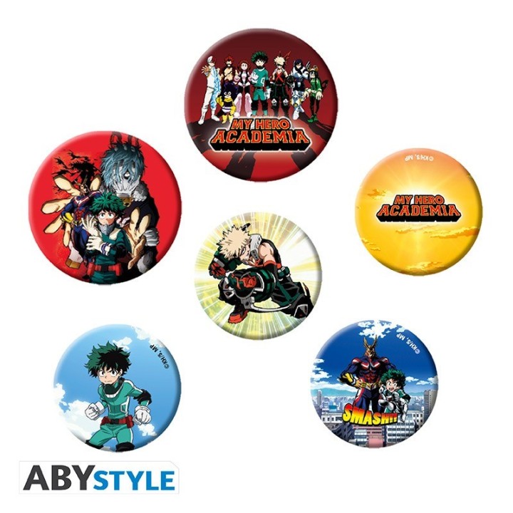 ABYSTYLE MY HERO ACADEMIA - Set 6 Spille: Mix