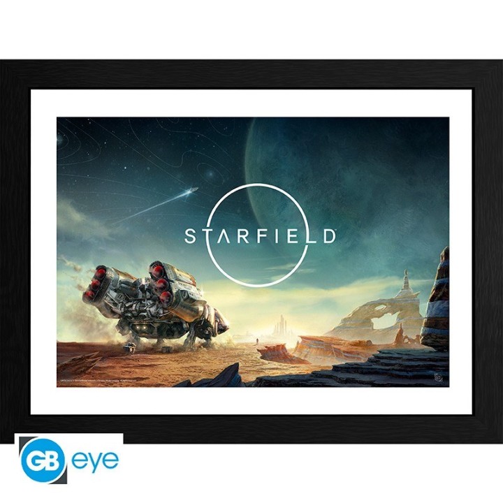 ABYSTYLE STARFIELD - Poster Incorniciato: "Landing" (30x40)