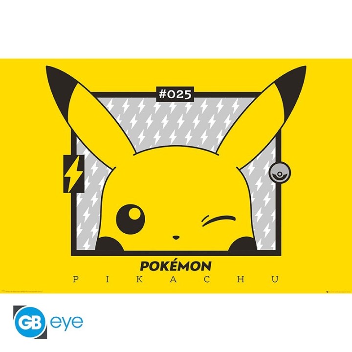 ABYSTYLE POKEMON - Poster grande: "Pikachu Wink" (91.5x61)