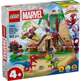 LEGO 11200 MARVEL SPIDEY - Battaglia con il raptor al quartier generale sull’albero di Spider-man e Gobby