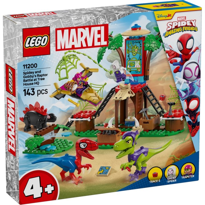 LEGO 11200 MARVEL SPIDEY - Battaglia con il raptor al quartier generale sull’albero di Spider-man e Gobby