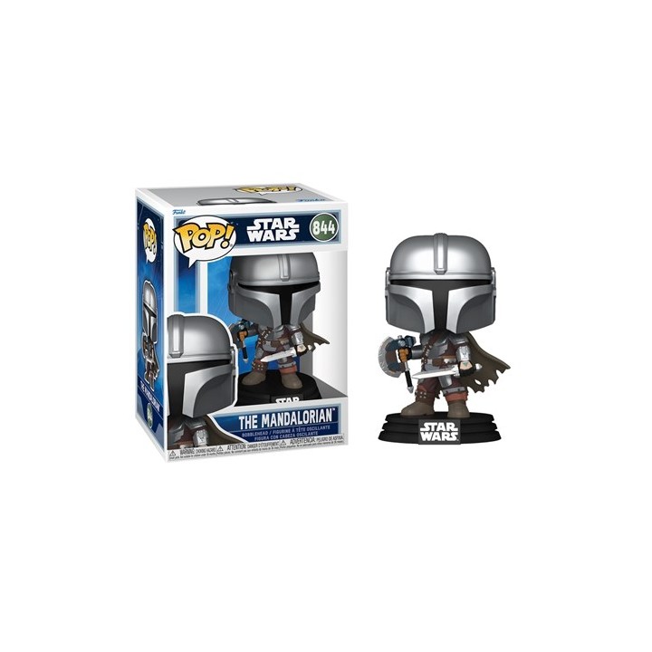FUNKO POP Star Wars: The Mandalorian - 844 The Mandalorian Dual Wield 9cm