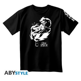 ONE PIECE - Tshirt unisex black - Portgas D. Ace - SEE ABYTEX873*Medium - Unisex T-shirts