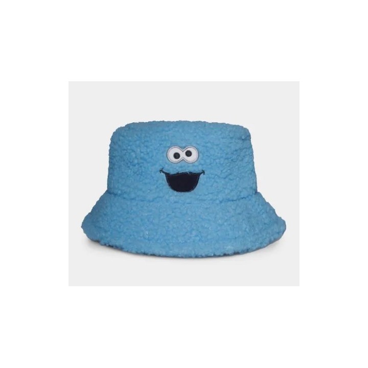 DIFUZED Sesame Street - Cookie Monster - Cappello da pescatore in pelliccia/orsacchiotto