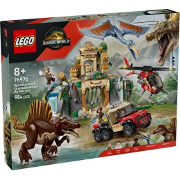 LEGO 76976 Missione aerea con Spinosauro e Quetzalcoatlus