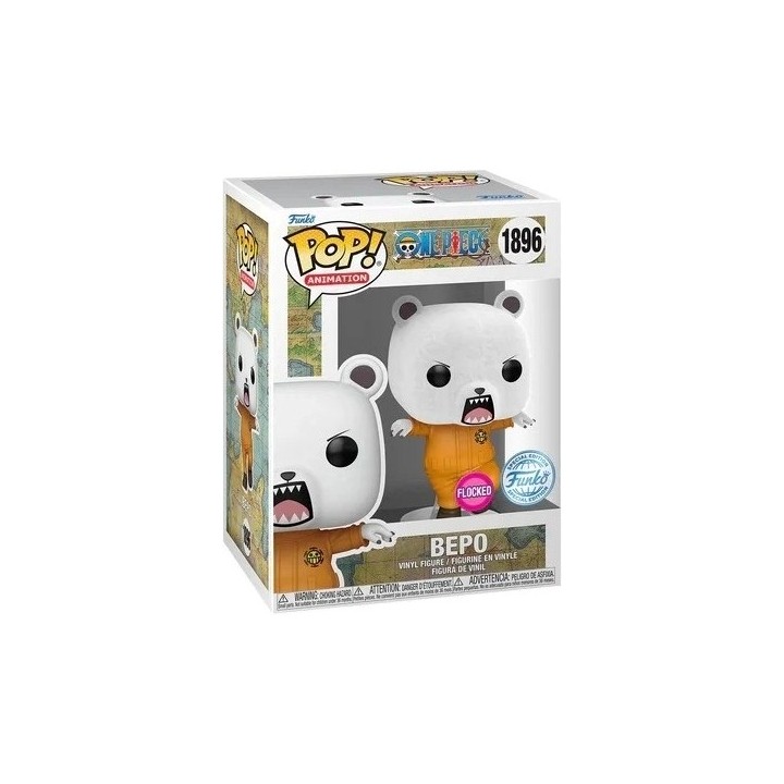 FUNKO POP One Piece -1896 Bepo (Flocked) (Exclusive) 9 cm