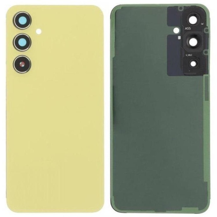 COVER POSTERIORE PER SAMSUNG GALAXY A55 5G A556B GIALLO ORIGINALE