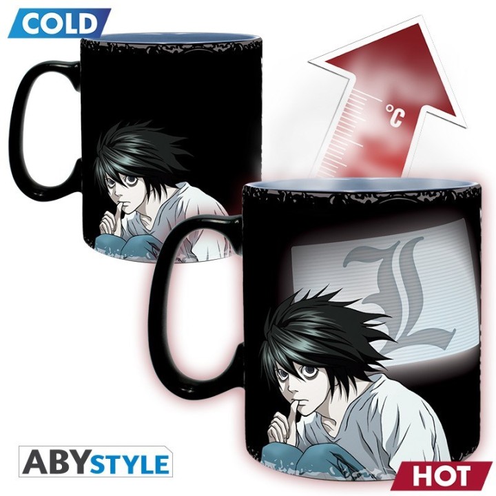 ABYSTYLE DEATH NOTE - Tazza termosensibile 460 ml: "Kira & L"