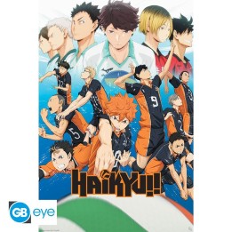 ABYSTYLE HAIKYU!! - Poster grande: "Key art season 1" (91.5x61)