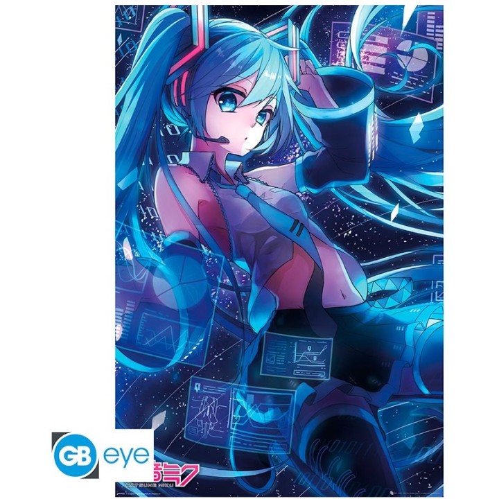 ABYSTYLE HATSUNE MIKU - Poster grande: "Screen" (91.5x61)