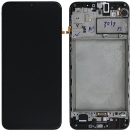 TOUCHSCREEN + DISPLAY LCD DISPLAY COMPLETO + FRAME PER SAMSUNG GALAXY.