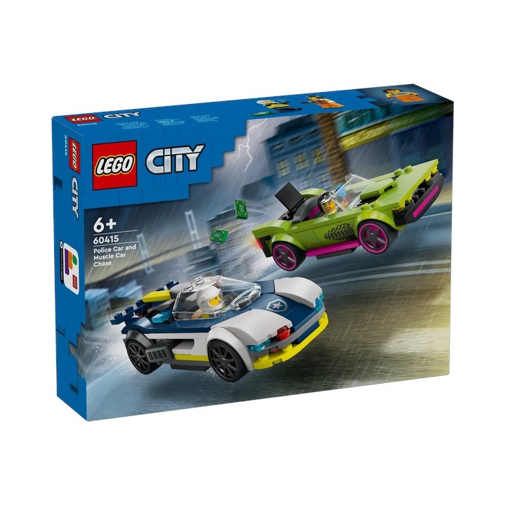 LEGO 60415 Inseguimento della macchina da corsa