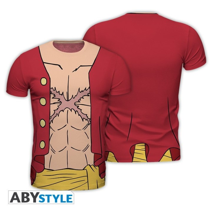 ABYSTYLE ONE PIECE - Replica T-shirt "Luffy New World" (taglia S)