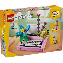 LEGO 31169 CREATOR - Macchina da scrivere con fiori