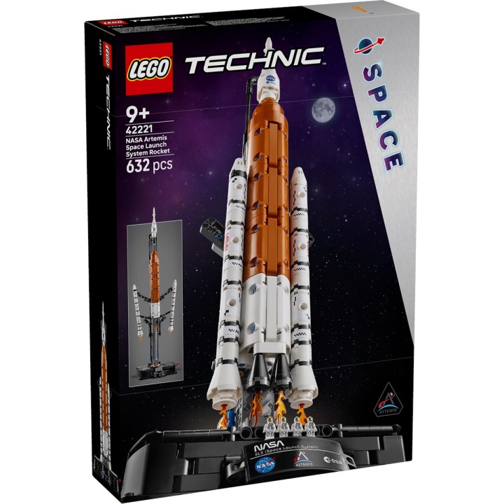 LEGO 42221 Technic - Sistema di lancio spaziale razzo NASA Artemis