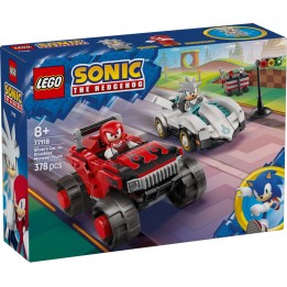 LEGO 77118 Sonic the Hedgehog - Auto di Silver vs. Monster Truck di Knuckles