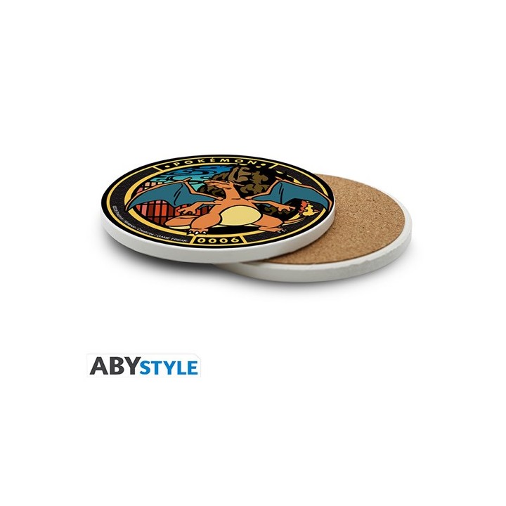 ABYSTYLE - POKEMON - Ceramic Coasters "Charizard"